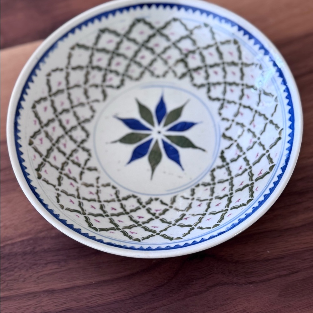 Set of 2 Hand Painted Porcelain Bowls • Floral Decorative Dishes